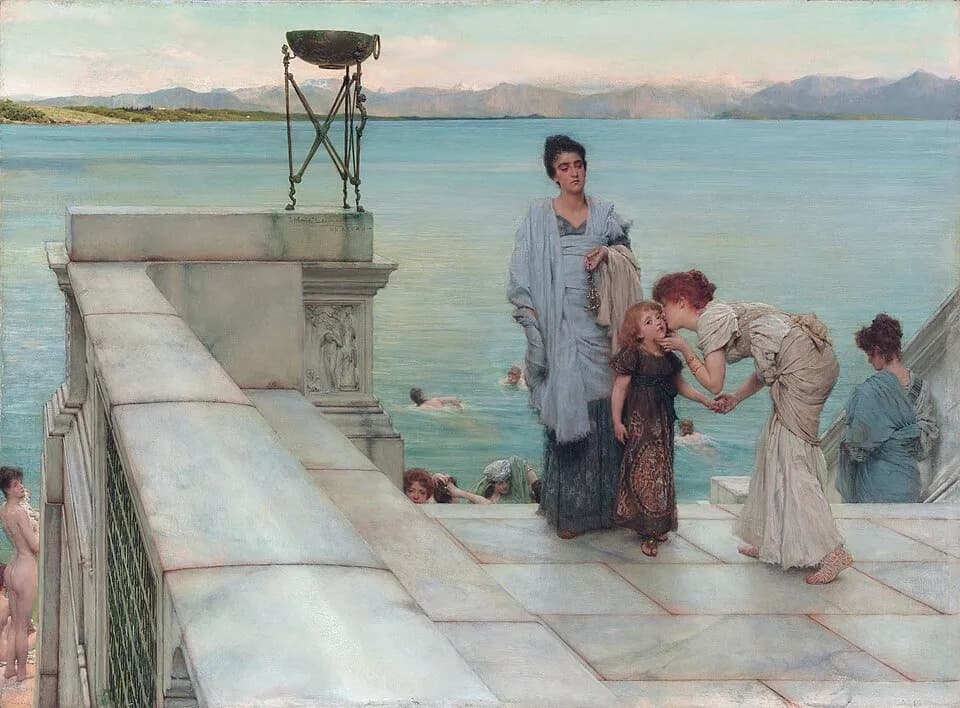 The Kiss by Lawrence Alma-Tadema